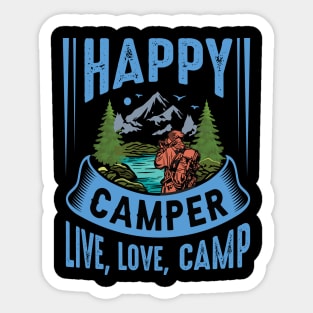 LIVE LOVE CAMP Sticker